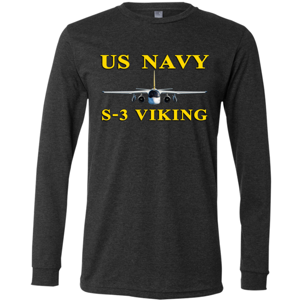 US Navy S-3 3 LS Jersey T-Shirt