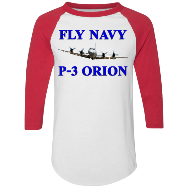 Fly Navy P-3 1 Colorblock Raglan Jersey