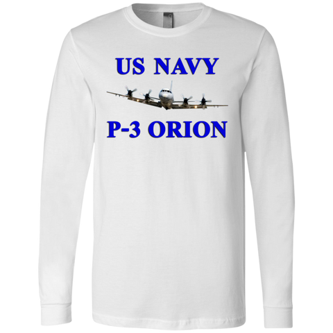 US Navy P-3 1 Jersey LS T-Shirt