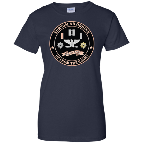 Up From The Ranks Ladies Custom Cotton T-Shirt