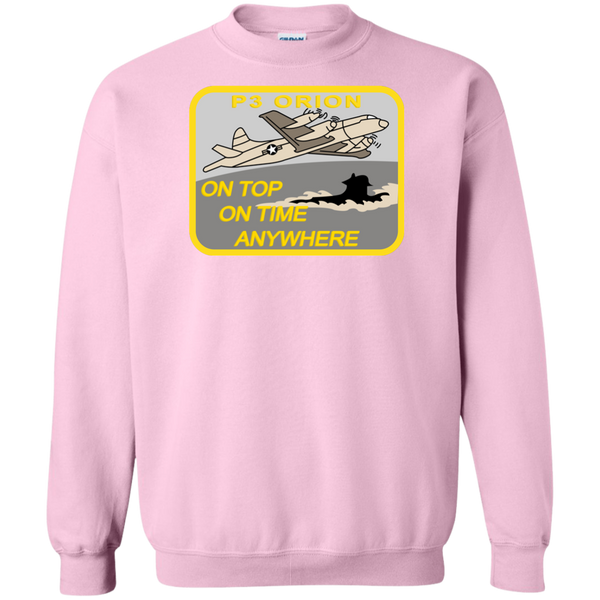 P-3 On Top Crewneck Pullover Sweatshirt