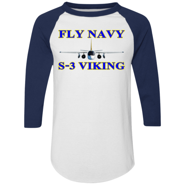 Fly Navy S-3 1 Colorblock Raglan Jersey