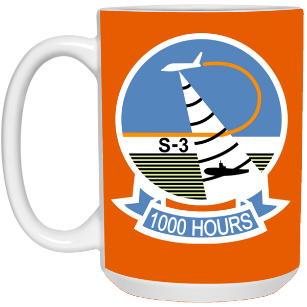 S-3 Viking 8 White Mug - 15oz