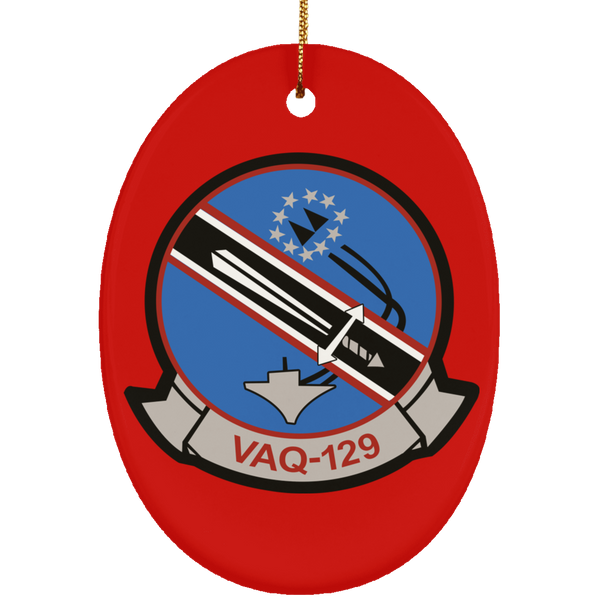 VAQ 129 3 Ornament - Oval