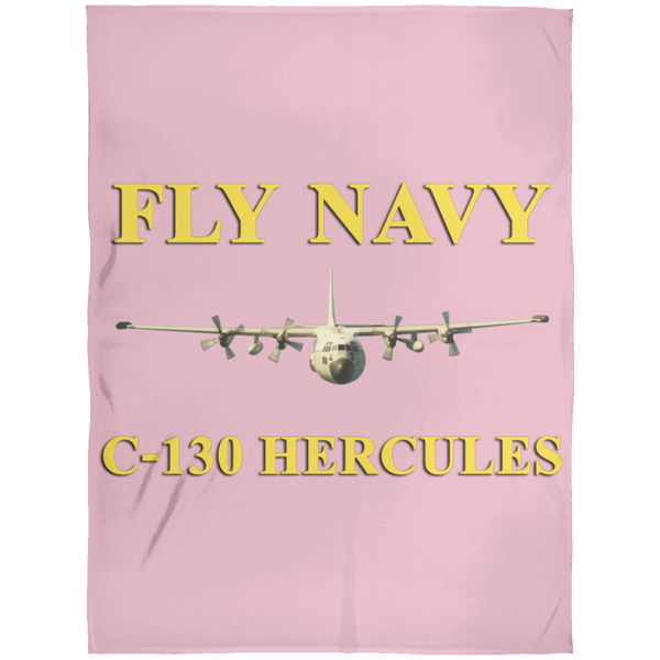 Fly Navy C-130 3 Blanket - Arctic Fleece Blanket 60x80