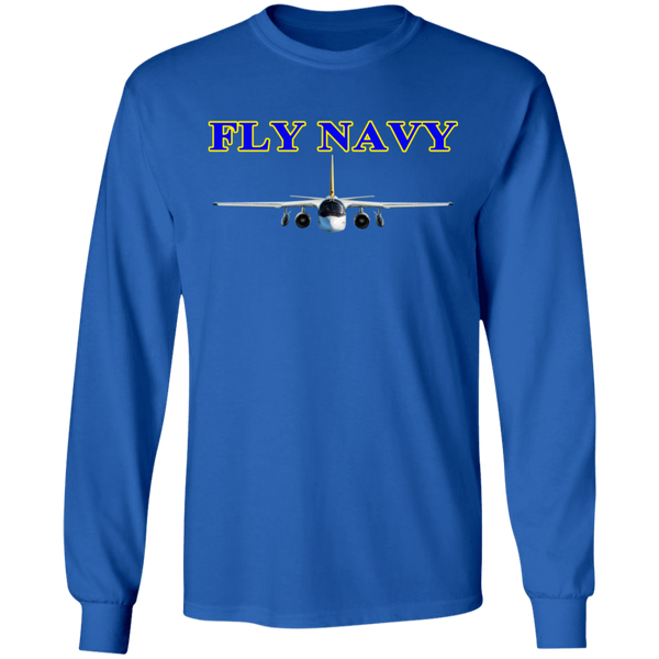 Fly Navy S-3 2 LS Ultra Cotton T-Shirt