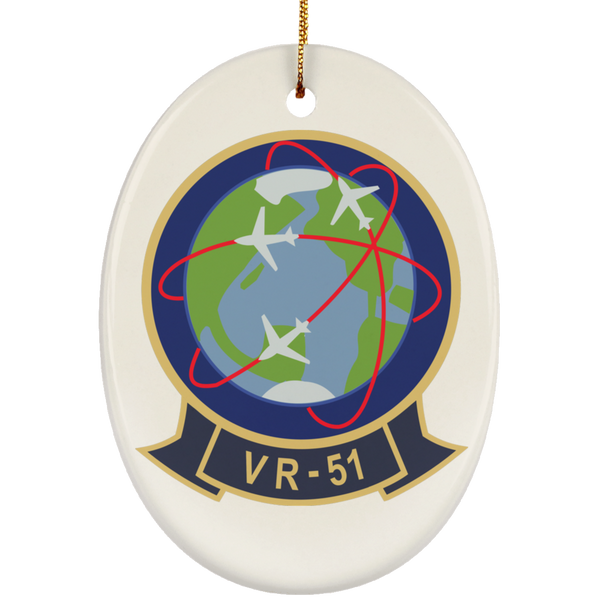 VR 51 1 Ornament Ceramic - Oval