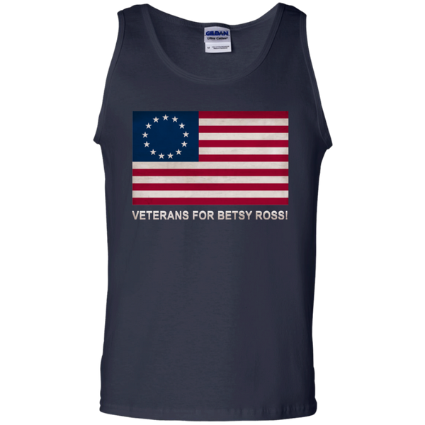 Betsy Ross Vets 2 Cotton Tank Top
