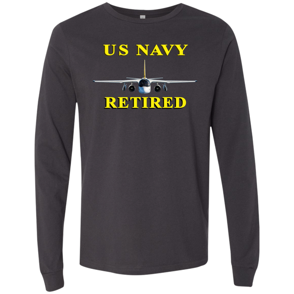 Navy Retired 2 LS Jersey T-Shirt