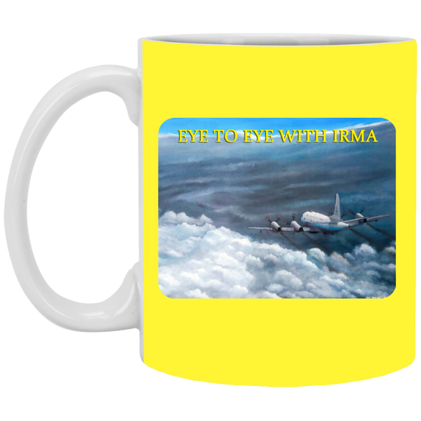 Eye To Eye With Irma White Mug - 11oz