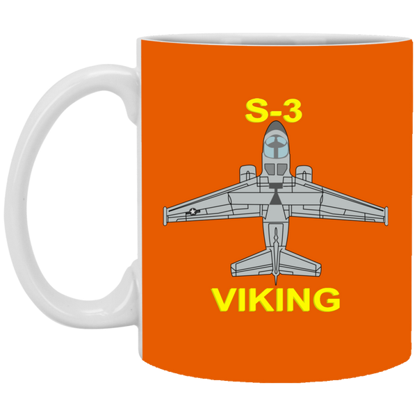 S-3 Viking 11 White Mug - 11oz