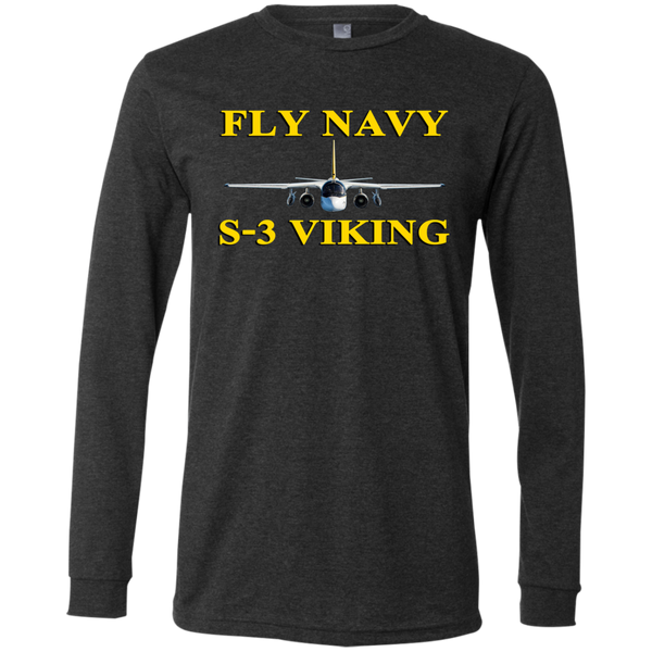 Fly Navy S-3 3 LS Jersey T-Shirt