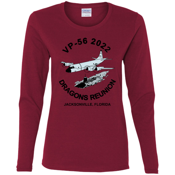 VP-56 2022 3 Ladies' Cotton LS T-Shirt