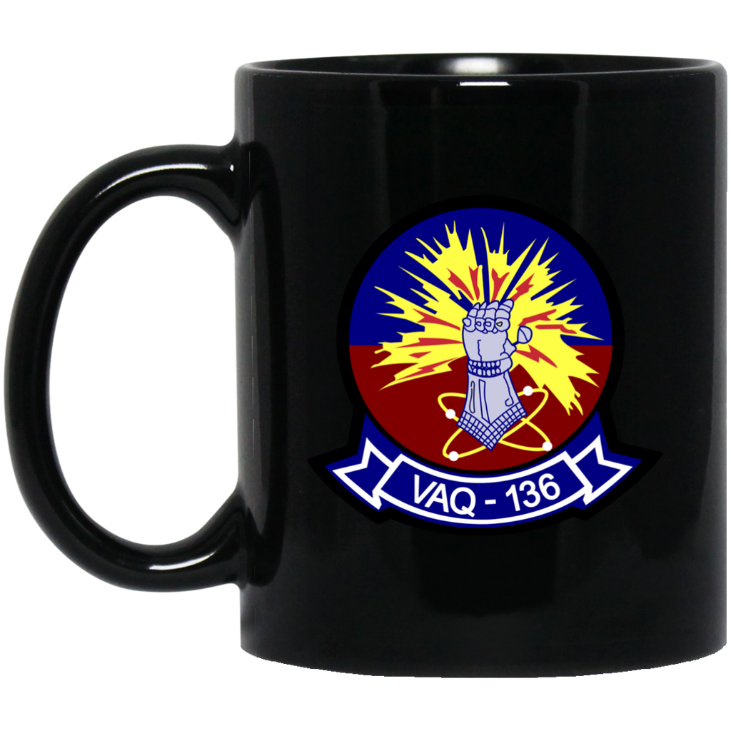 VAQ 136 3 Black Mug - 11oz