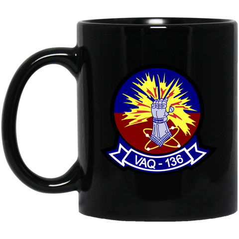 VAQ 136 3 Black Mug - 11oz