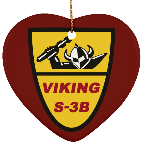 S-3 Viking 1 Ornament - Heart