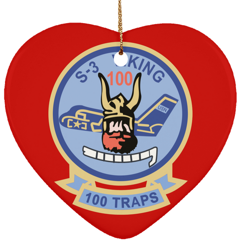 S-3 Viking 3 Ornament - Heart