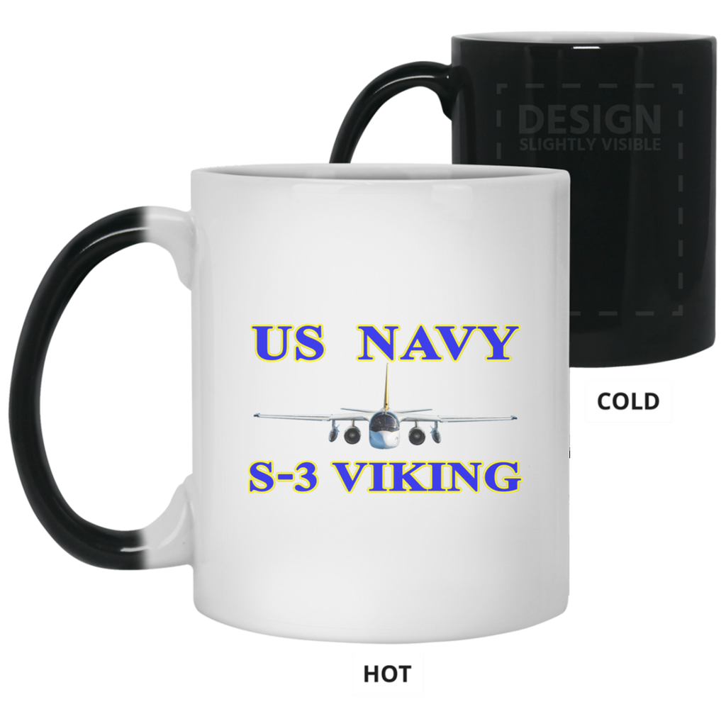 US Navy S-3 1 Color Changing Mug - 11oz