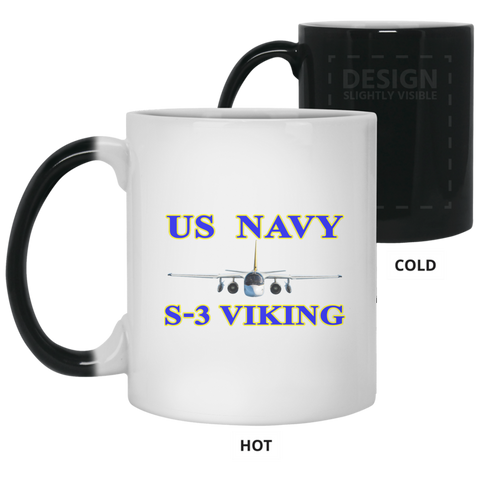 US Navy S-3 1 Color Changing Mug - 11oz