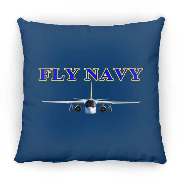 Fly Navy S-3 2 Pillow - Square - 18x18