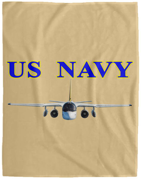 US Navy S-3 2 Blanket - Velveteen Micro Fleece Extra Large