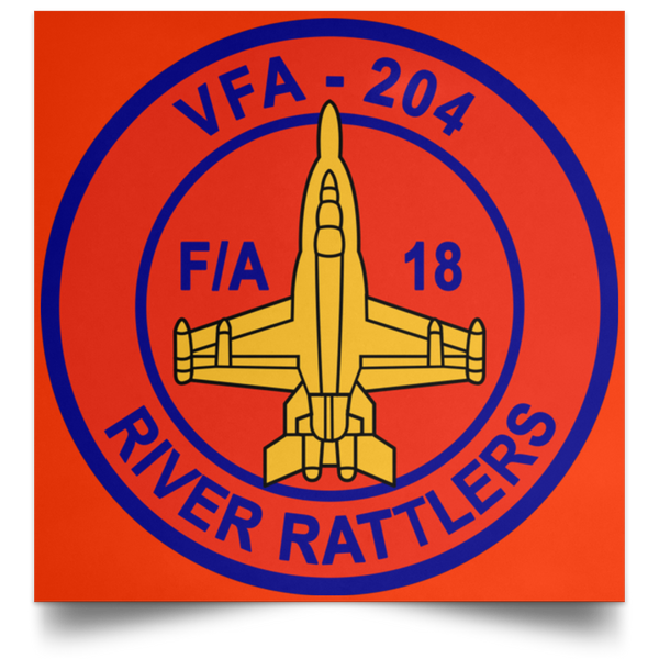 VFA 204 4 Poster - Square