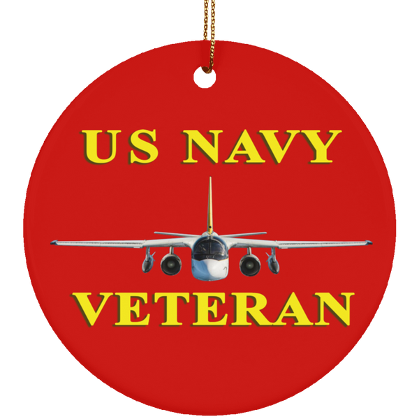 Navy Vet 3 Ornament - Circle