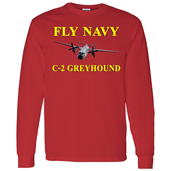 Fly Navy C-2 3 LS Ultra Cotton T-Shirt