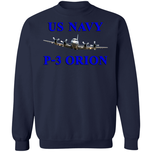 US Navy P-3 1 Crewneck Pullover Sweatshirt