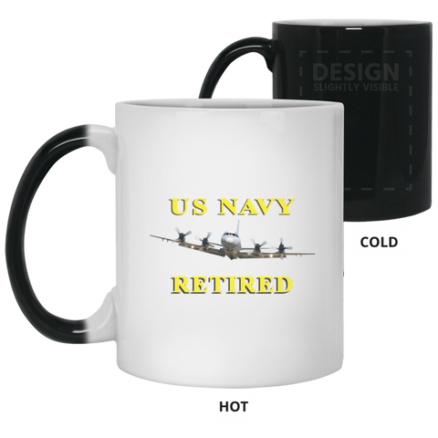 Navy Retired 1 Color Changing Mug - 11oz