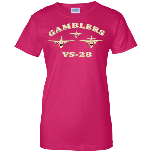 VS 28 7 Ladies Custom Cotton T-Shirt