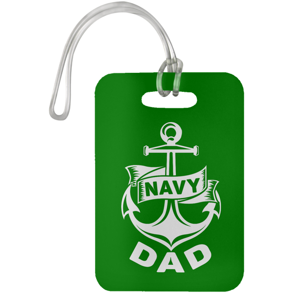 Navy Dad 1 Luggage Bag Tag