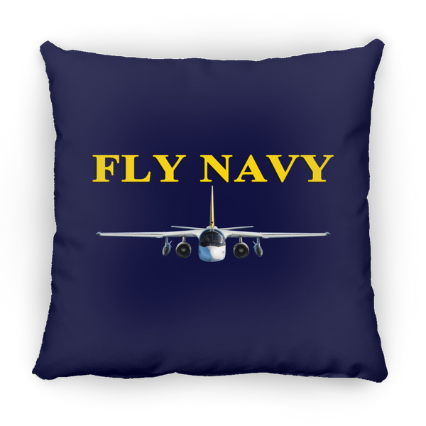 Fly Navy S-3 4 Pillow - Square - 14x14