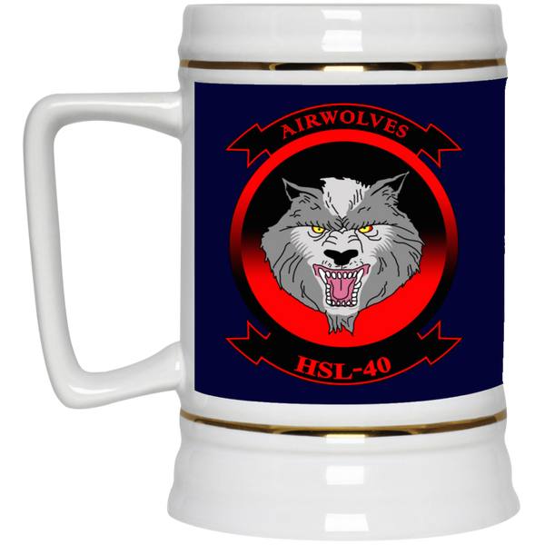 HSL 40 3 Beer Stein - 22oz