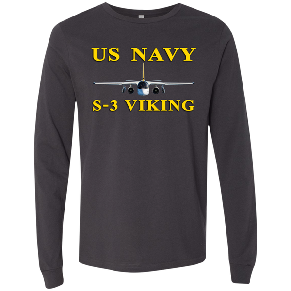 US Navy S-3 3 LS Jersey T-Shirt