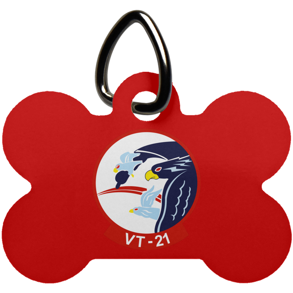 VT 21 2 Pet Tag - Dog Bone