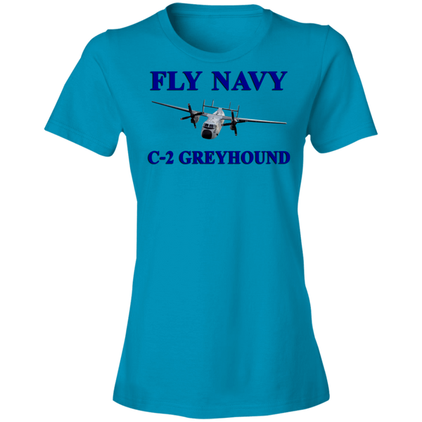 Fly Navy C-2 1 Ladies' Lightweight T-Shirt