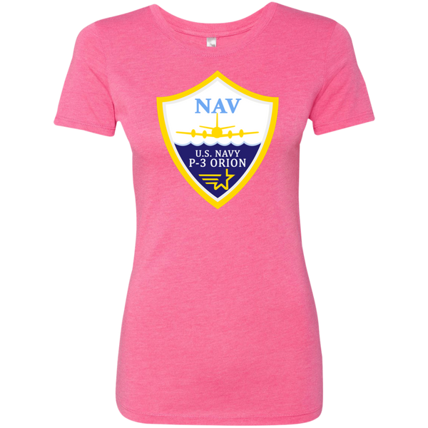 P-3 Orion 3 NAV Ladies' Triblend T-Shirt