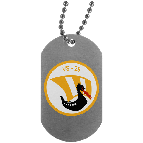 VS 29 2 Dog Tag - Silver