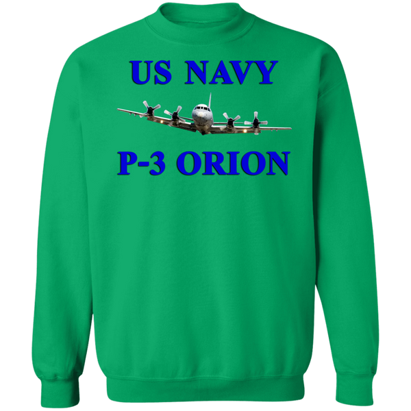 US Navy P-3 1 Crewneck Pullover Sweatshirt