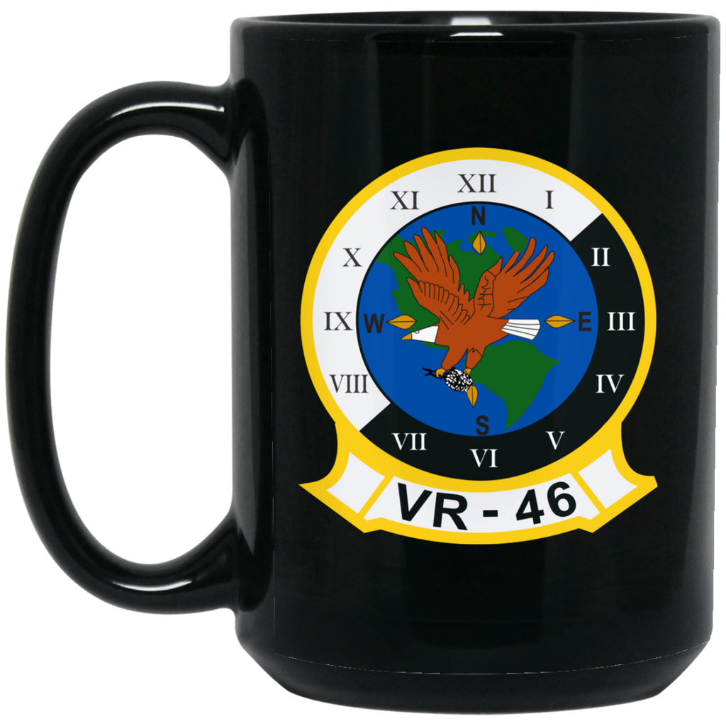 VR 46 Black Mug - 15oz