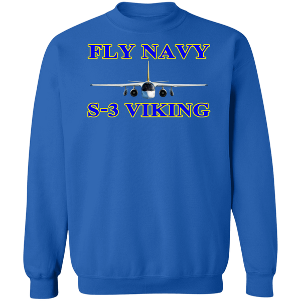 Fly Navy S-3 1 Crewneck Pullover Sweatshirt