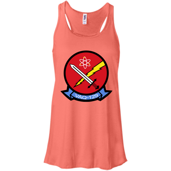 VAQ 129 1 Flowy Racerback Tank