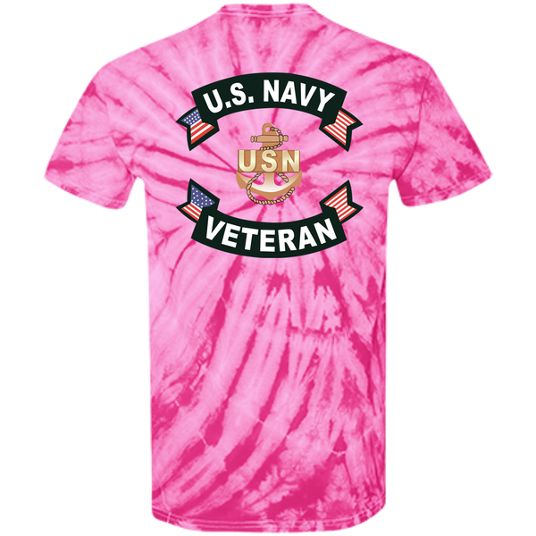 Navy Veteran 1b Cotton Tie Dye T-Shirt