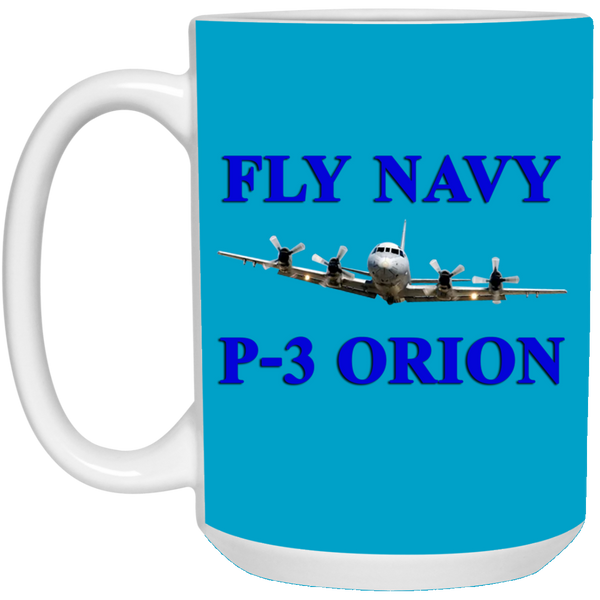 Fly Navy P-3 1 Mug - 15oz