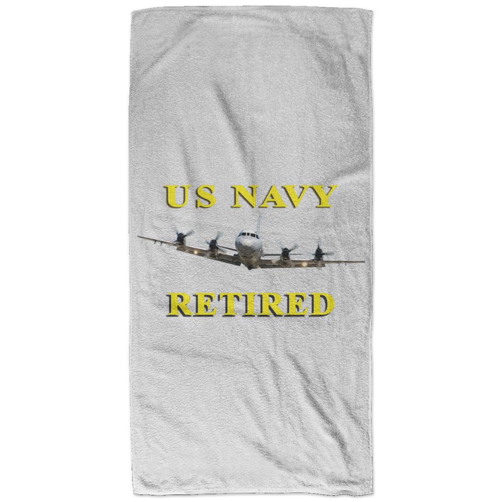 Navy Retired 1 Bath Towel - 32x64