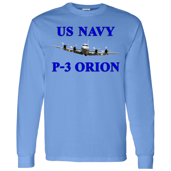 US Navy P-3 1 LS Ultra Cotton T-Shirt