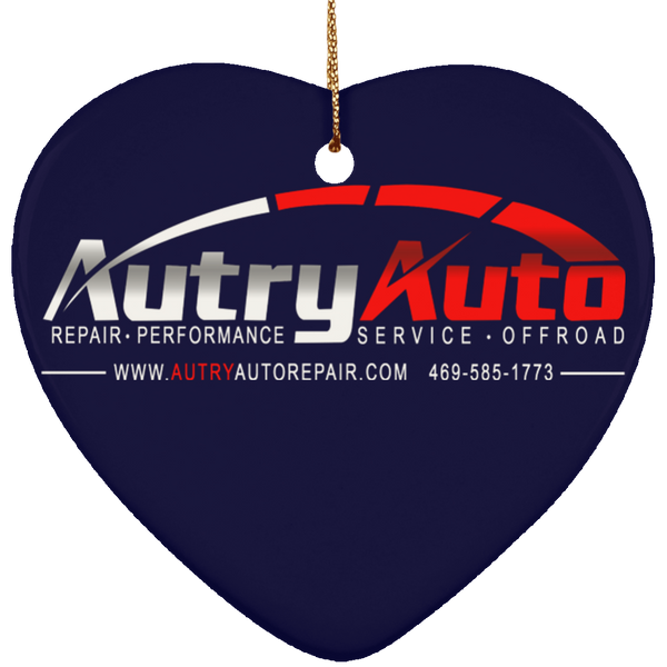 Autry Auto Ornament - Heart