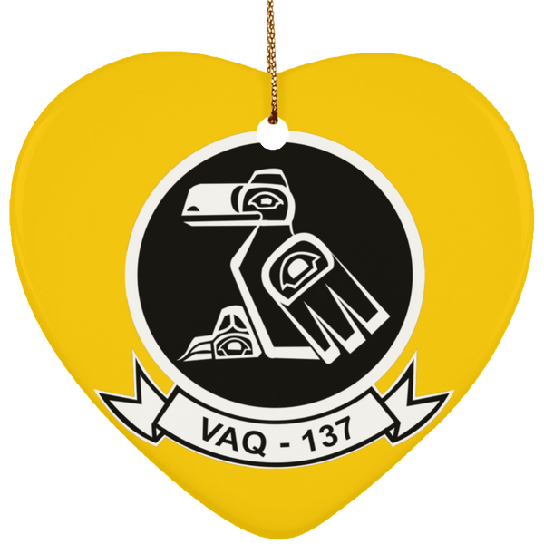 VAQ 137 3 Ornament Ceramic - Heart