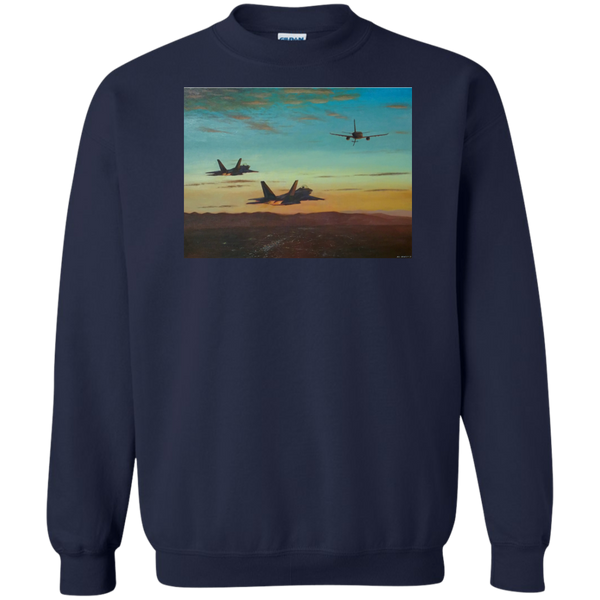 Time To Refuel Crewneck Pullover Sweatshirt